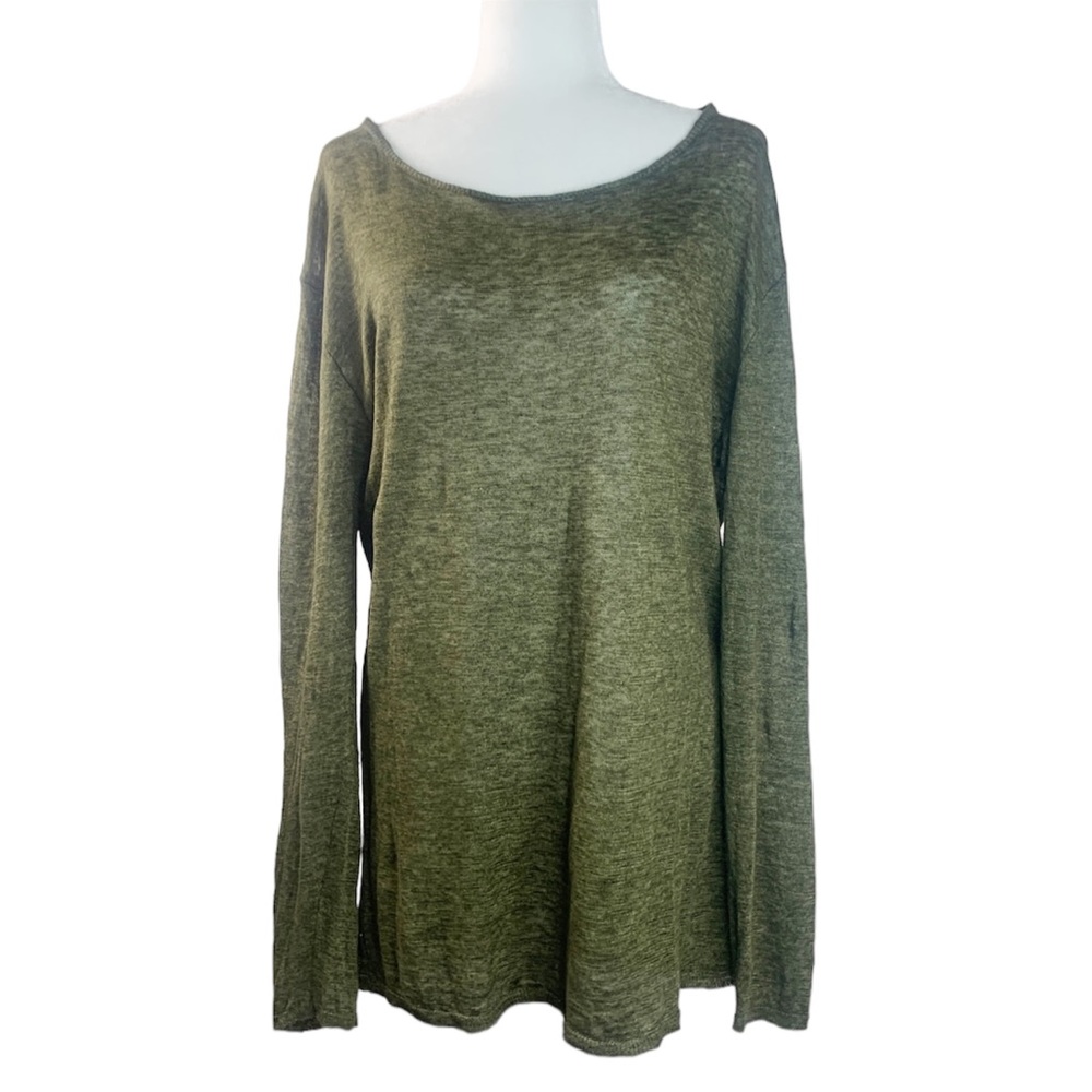 Ralph Lauren Linen RLX Top Large Boat Neck